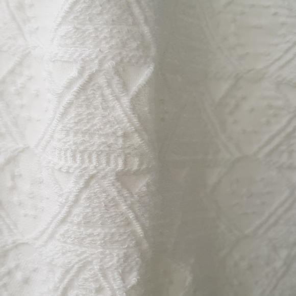 Zara trafaluc embroided strapped mini dress, Large, White, Spaghetti Stripe - Picture 8 of 10